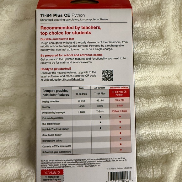 Texas Instruments TI-84 Plus CE Python - Infinity Iris - Picture 2 of 3